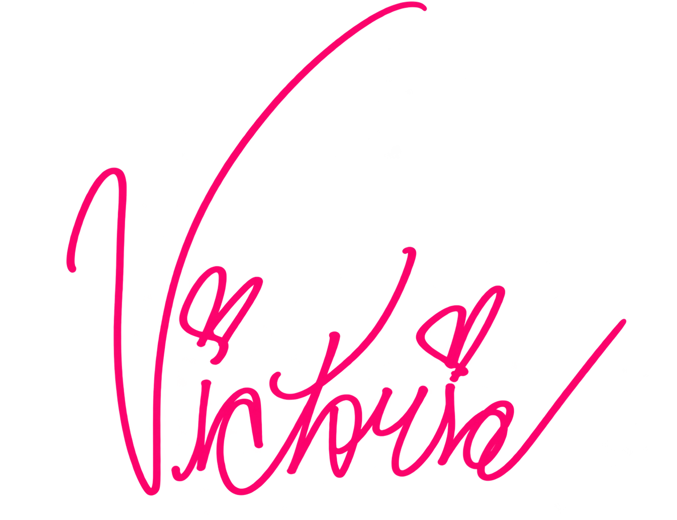 Victoria's signature