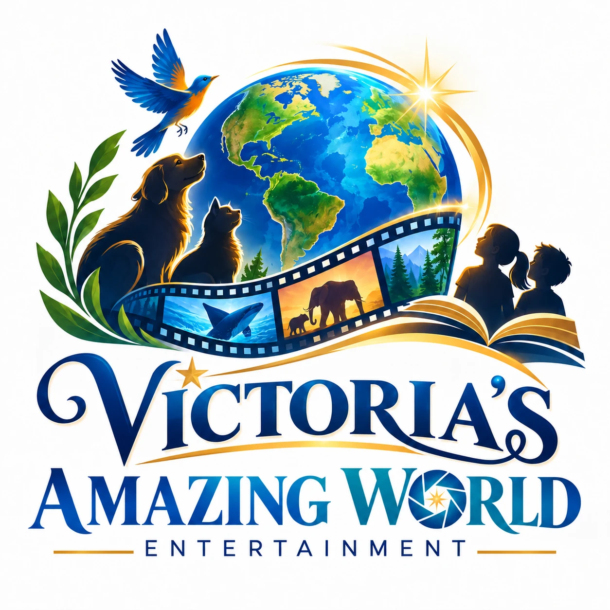 Victoria's Amazing World Entertainment logo